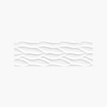 DECOR WHITE LISO HOJAS 25X75 cm