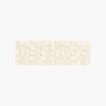 DECOR CUBIK CREMA MARFIL 25X75 cm