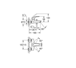 GROHE EUROSMART MIJEŠALICA ZA KADU - Slika 3