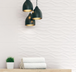 DECOR WHITE LISO HOJAS 25X75 cm - Slika 2