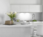 DECOR WHITE LISO HOJAS 25X75 cm - Slika 3