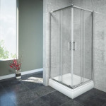 AQUAESTIL TUŠ KABINA LAGUNA II 80 SILVER/PROZIRNO