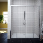 AQUAESTIL TUŠ VRATA SAVANA 2D 180 ZA NIŠU SILVER/PROZIRNO
