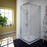 AQUAESTIL TUŠ KABINA SAVANA 80x120  W+D (STIJENA + VRATA) SILVER/PROZIRNO