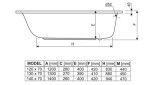 KADA KORANA 120X70/O - Slika 3