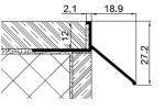 PBR 17-2 SREBRO  OKAPNICA  2,7 mm - Slika 2