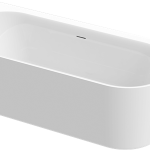 KADA METAURO 180x80 FREE WALL  BIJELA SJAJ