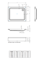 TUŠ KADA ODRA PRAVOKUTNA - Slika 2